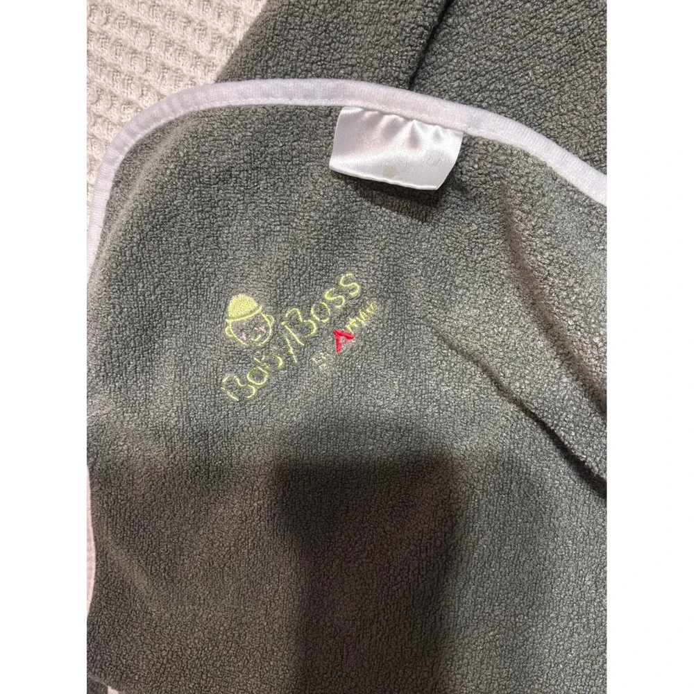 Baby Boss Hooded Bath‎ Towel Kids OS Grey Bear